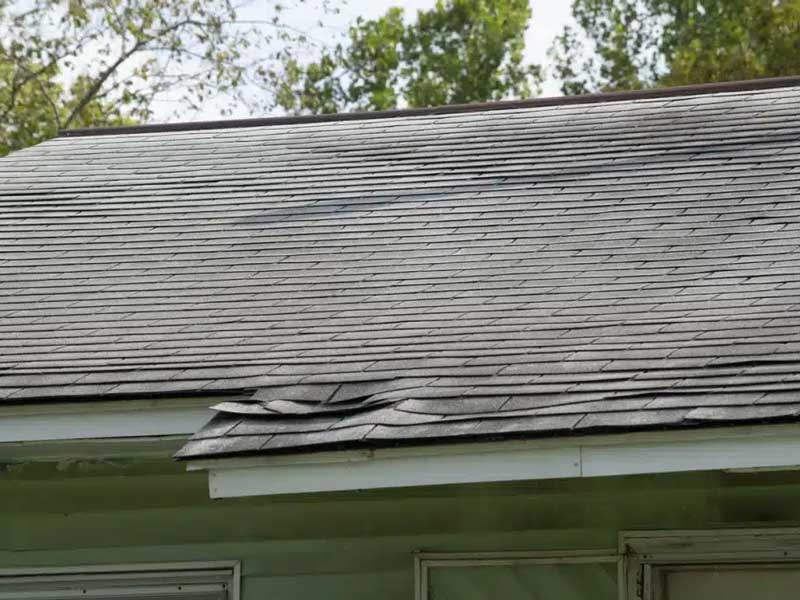 Damage to tile and gutter systems