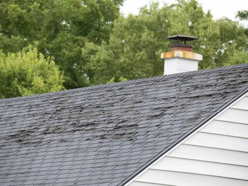 Damaged and Old Roof